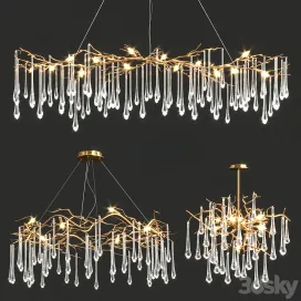John richard teardrop chandelier collection